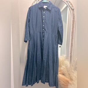 Blue Polka Dot Dress